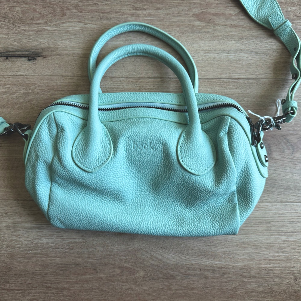 Beck Leather Baby Hayes Bag Mint new- never used